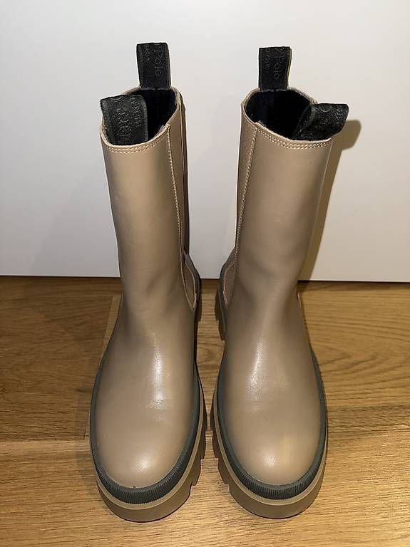 Marc O'Polo Scarpe da donna: Plateaustiefel - sand/olive - Gr. 38 – Nuovo (secondo la descrizione) da Hindelbank venduto da LeoSal 1