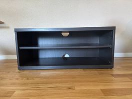 TV-Möbel dunkelbraun 2 Fächer guter gebrauchter Zustand