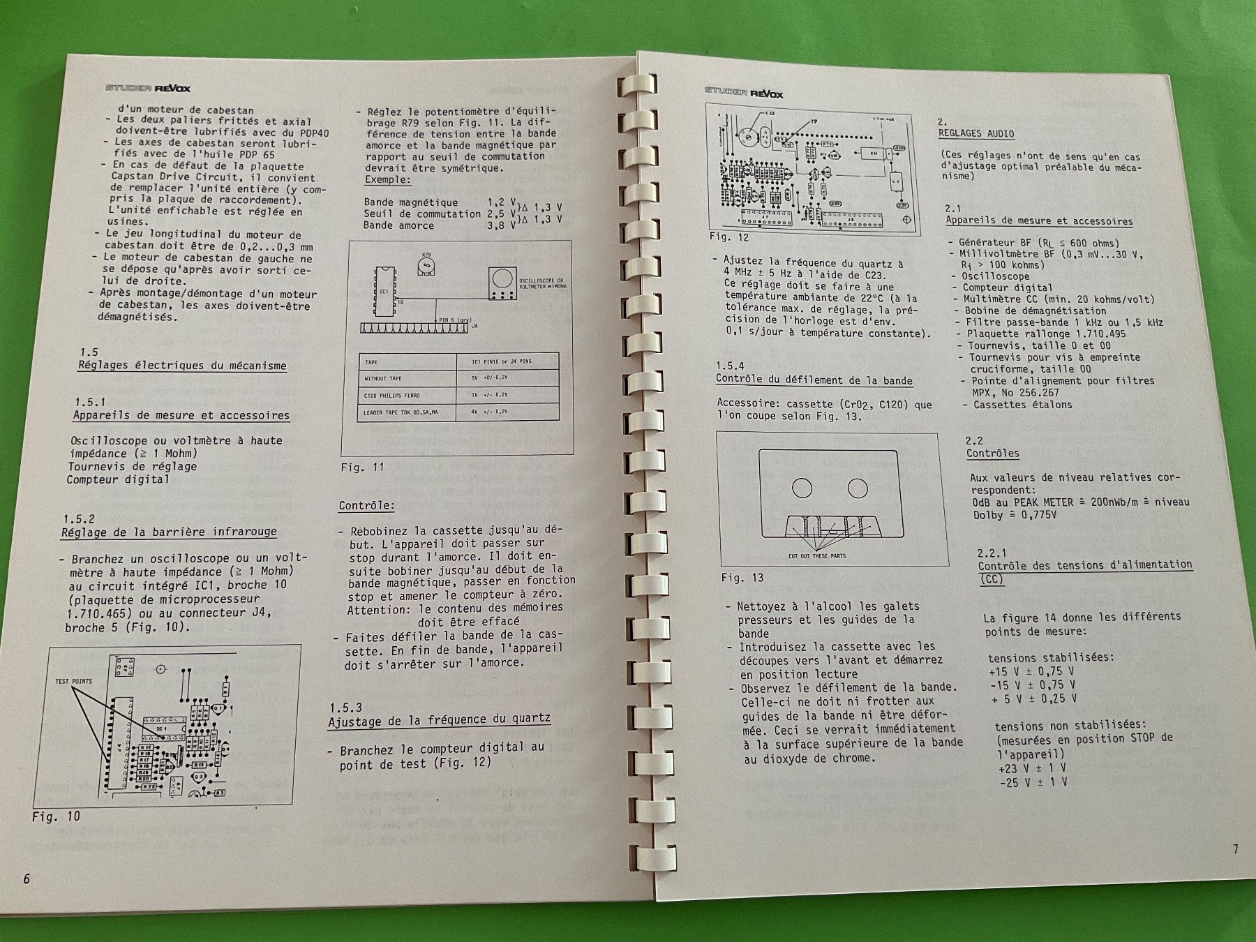 Bandmaschinen: ReVox B 710 Serviceanleitung D, E, F – Gebraucht aus Langenthal von RronJora 2
