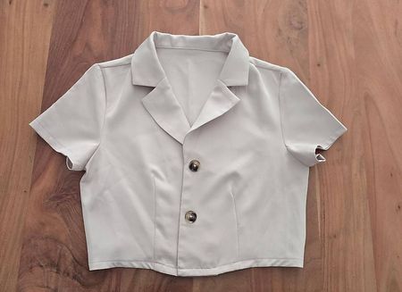Veste courte beige
