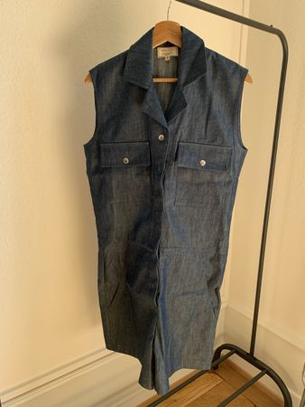 Combi short effet jean maison kitsuné 