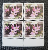 Briefmarken Helvetia 130 Centaurium minus 4er Block