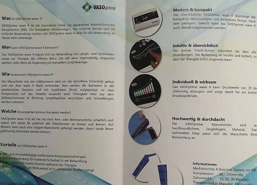 Massagegeräte: Lymphdrainage Gerät Beine – Gebraucht aus Biel/Bienne von Sec-hand-Biel 4