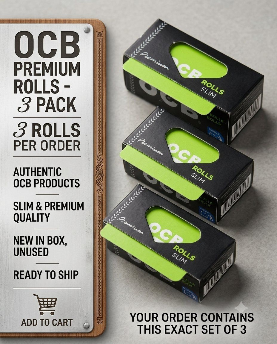 Papiere: 3x OCB Premium Rolls " Rolling Paper – Neu und originalverpackt aus Buchs SG von cap_qnl6