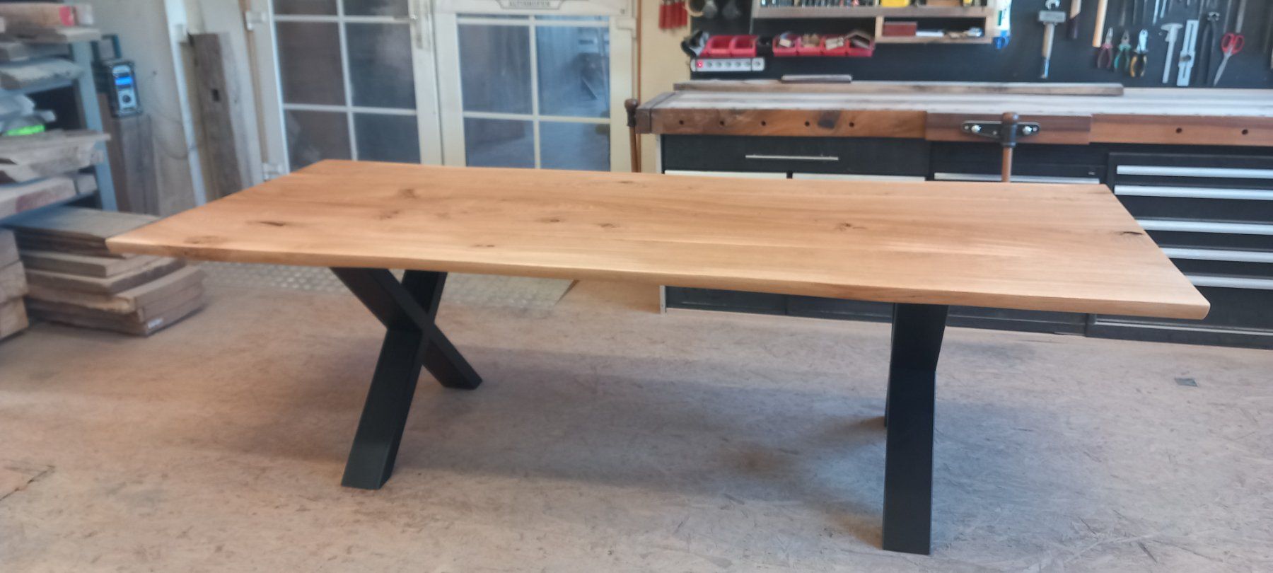 Tavoli: Schweizer Massivholztisch aus Eiche rustikal 260x110cm – Nuovo (secondo la descrizione) da Altishofen venduto da Rossi464 1
