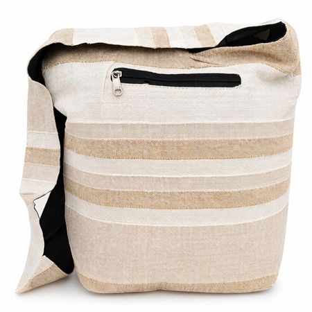 Umhängetasche Beutel Tasche Schultertasche Goa Beige