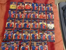Autogrammkarten FC Basel signiert