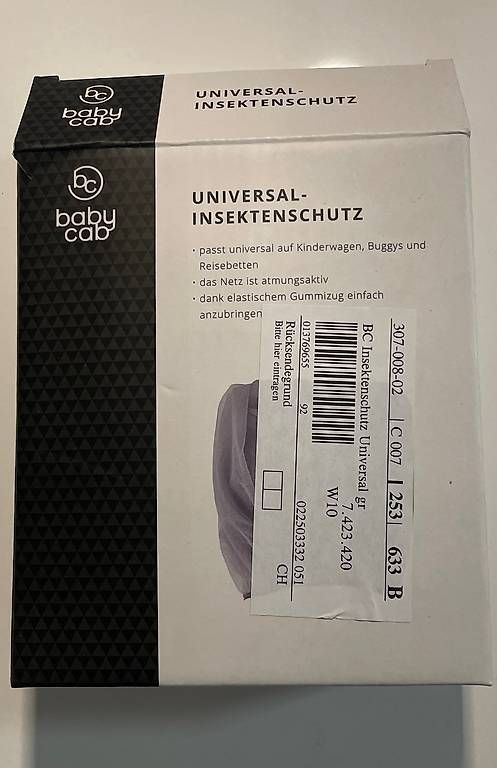 Carrozzine: Universal Insektenschutz Babycab – Usato da Ittigen venduto da mary_86