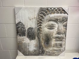 Buddha Bild / Leinwand - Wanddeko für Wohnung oder Büro NEU