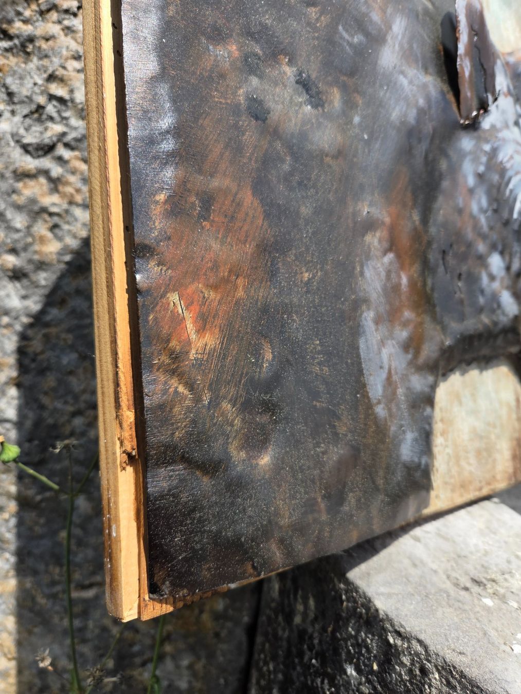 Foto & Immagini: 3D Bild Bär Kupfer auf Holz – Usato da Kölliken venduto da Lieblings-stuecke 3