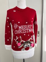 Weihnachts-Pullover, Gr. XS/S, NEU