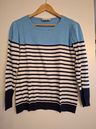 Frühlings-Pulli Blue Motion, gestreift, Gr. M (40/42)