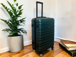 Reisekoffer Rollen abnehmbar L 66x26x42cm Grün NEU