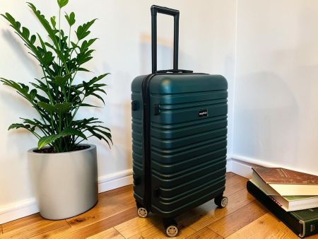 Reisekoffer Rollen abnehmbar L 66x26x42cm Grün NEU