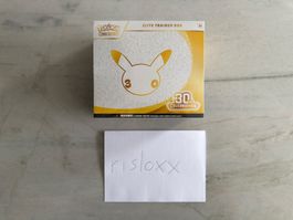Elite Trainer Box ETB Pokémon 30th Celebration | Sealed | EN