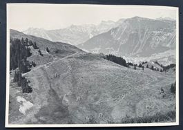 Mürren, Blick gegen Maulerhubel, ca 1950