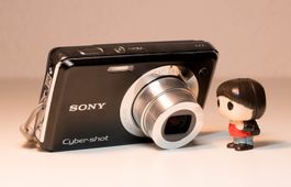 Sony DSC-W210 Digitalkamera – Schwarz