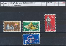 1955 Werbe- und Gedenkmarken, ** postfrisch