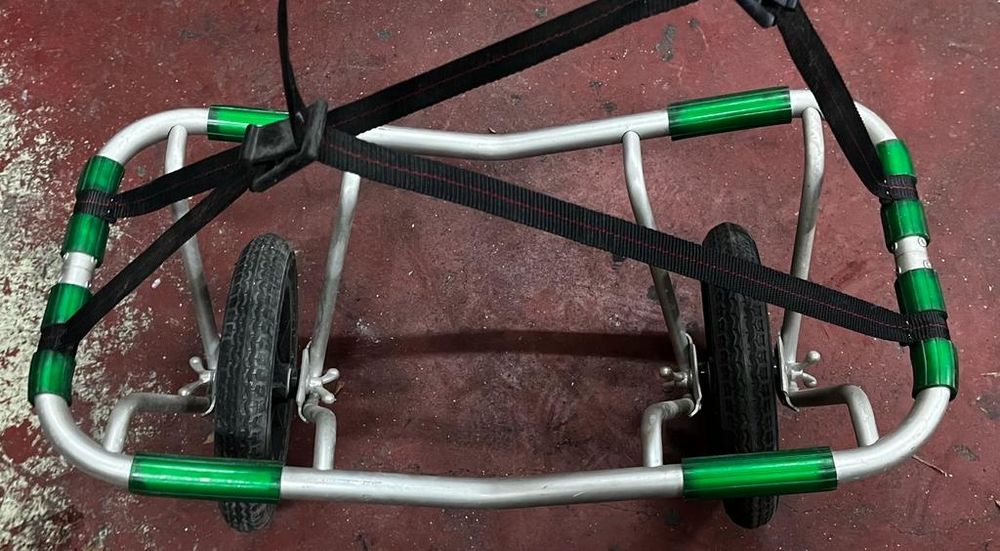 ACROSSPART Faltbarer Kajakwagen - Aluminium Transportwagen Bis 80kg Für Boote & Kanus