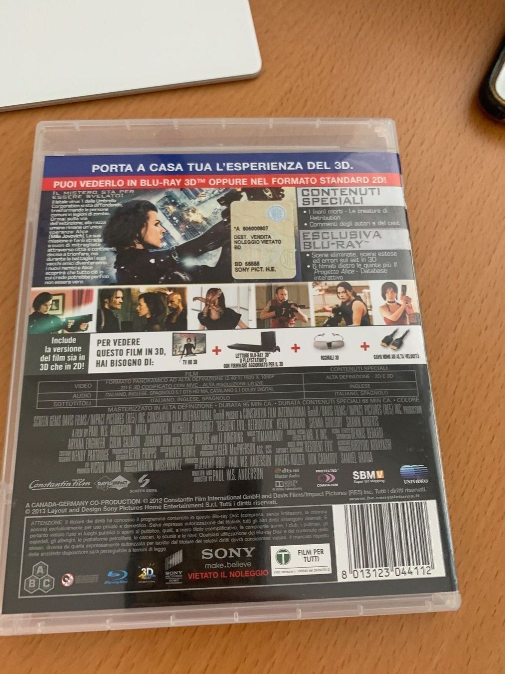 Tutti i DVDs: blu ray italienisch residentevil – Usato da Goldach venduto da ztp 2