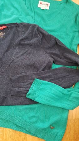 Pullover Pulli Markenware Mustang Baumwolle Langarm Oberteil