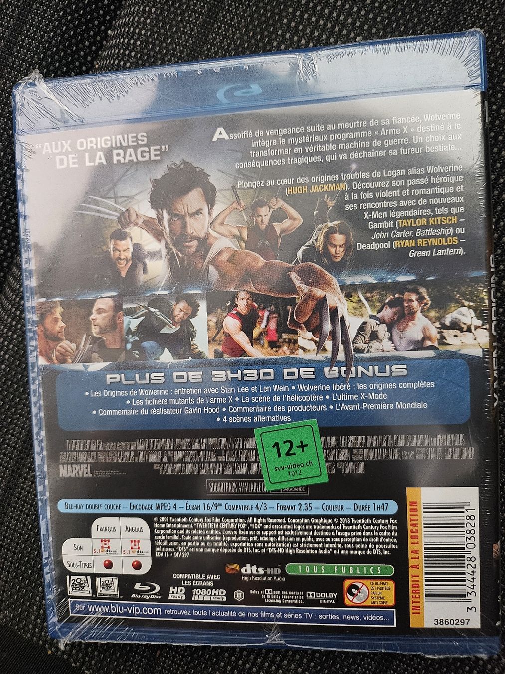 Tutti i DVDs: X-Men Origins: Wolverine Blu-ray - Edition scellée ! – Nuovo e nell'imballaggio originale da La Joux FR venduto da car_ck96 1