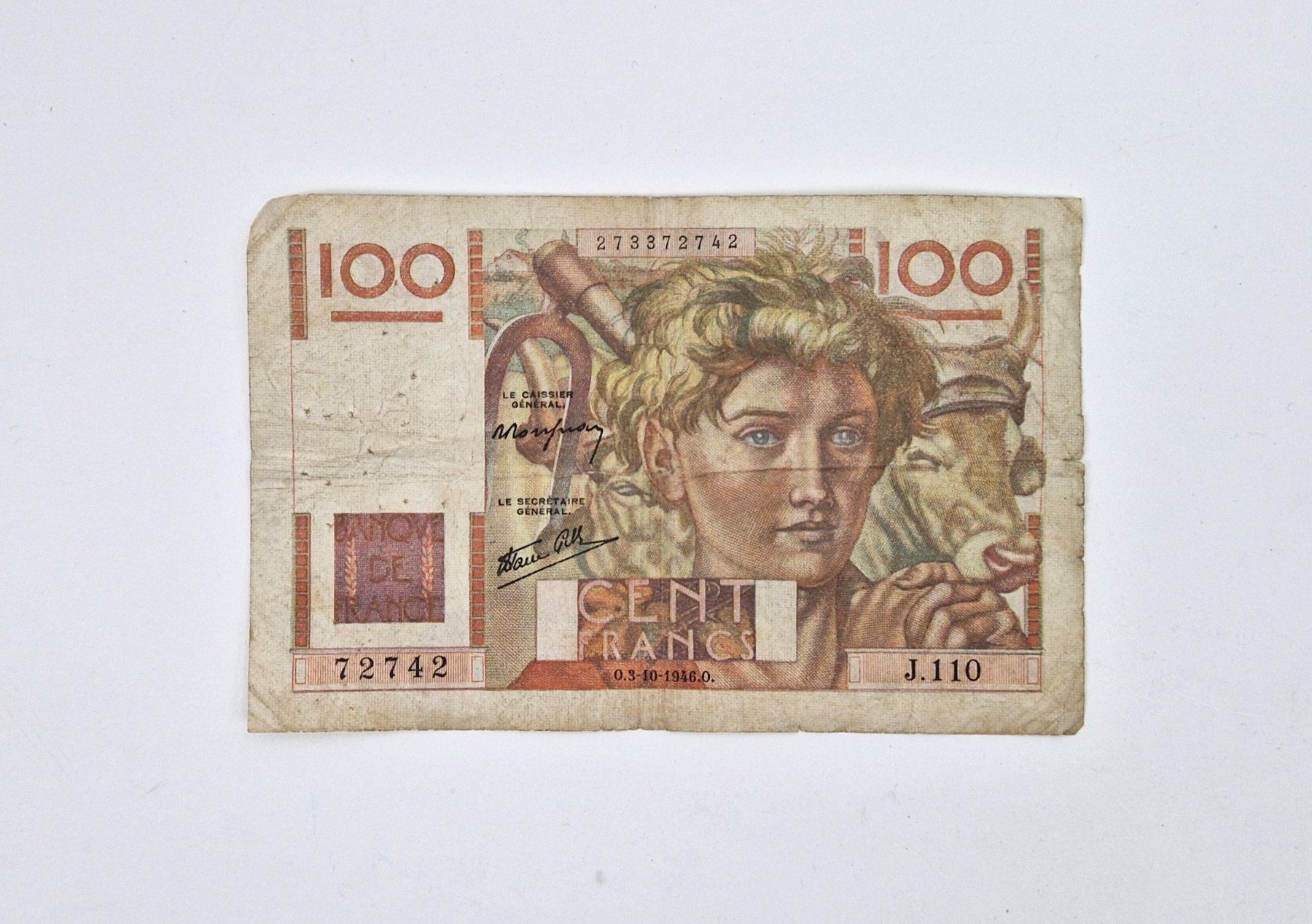Banconote: Historische Banknoten Frankreich – Usato da Basel venduto da Restwert_Basel 2