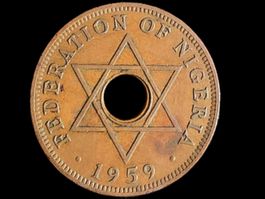 NIGERIA 1 PENNY 1959