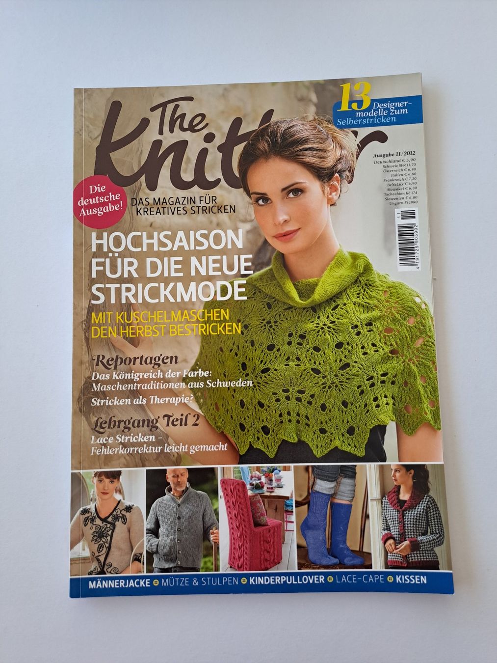 Riviste & Magazine: Strickheft The knitter Ausgabe 11 / 2012 Strickdesign – Usato da Glashütten venduto da Schwebefisch