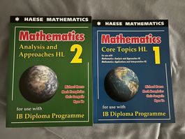 Haese Mathematics IB Diploma HL 1 & HL 2 – wie neu (Set)