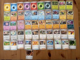 Lot de 51 cartes Pokémon en français - Série Equilibre parfa