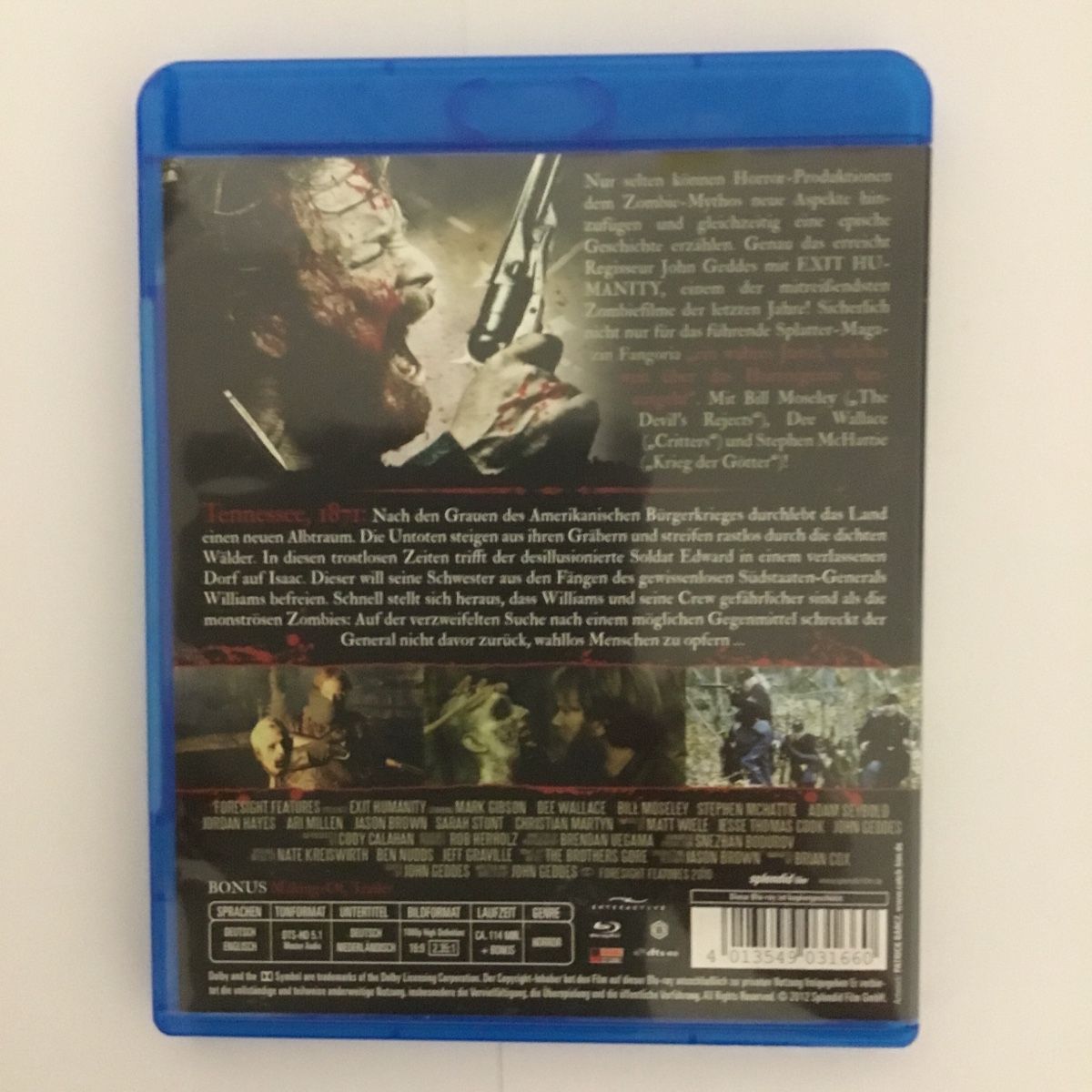 Tutti i DVDs: Exit Humanity Blu Ray – Nuovo (secondo la descrizione) da Blauen venduto da berlingo65 1