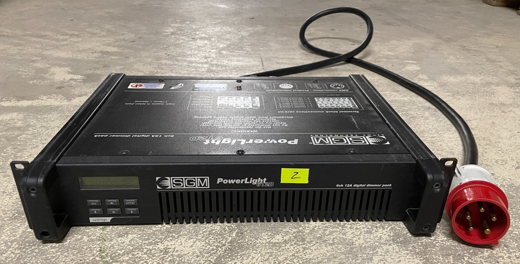 Console di mixaggio: Dimmer SGM Powerlight 612D Harting – Usato da Bülach venduto da Ruedimax