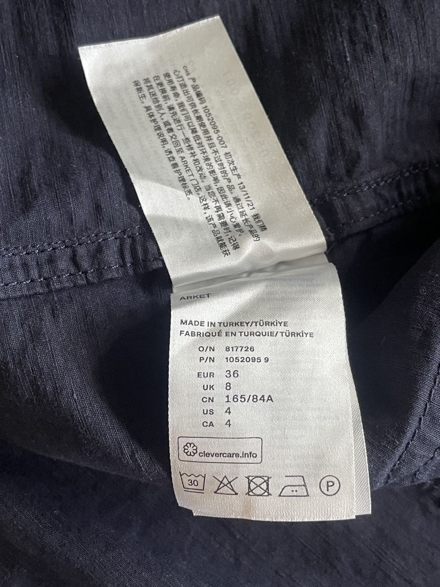 Chemisiers: Overshirt navy Gr. 36 Arket – D'occasion à Zürich par ehupp 6