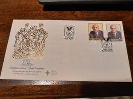 Rare: Enveloppe Premier Jour RSA, Staatspräsident 1984!
