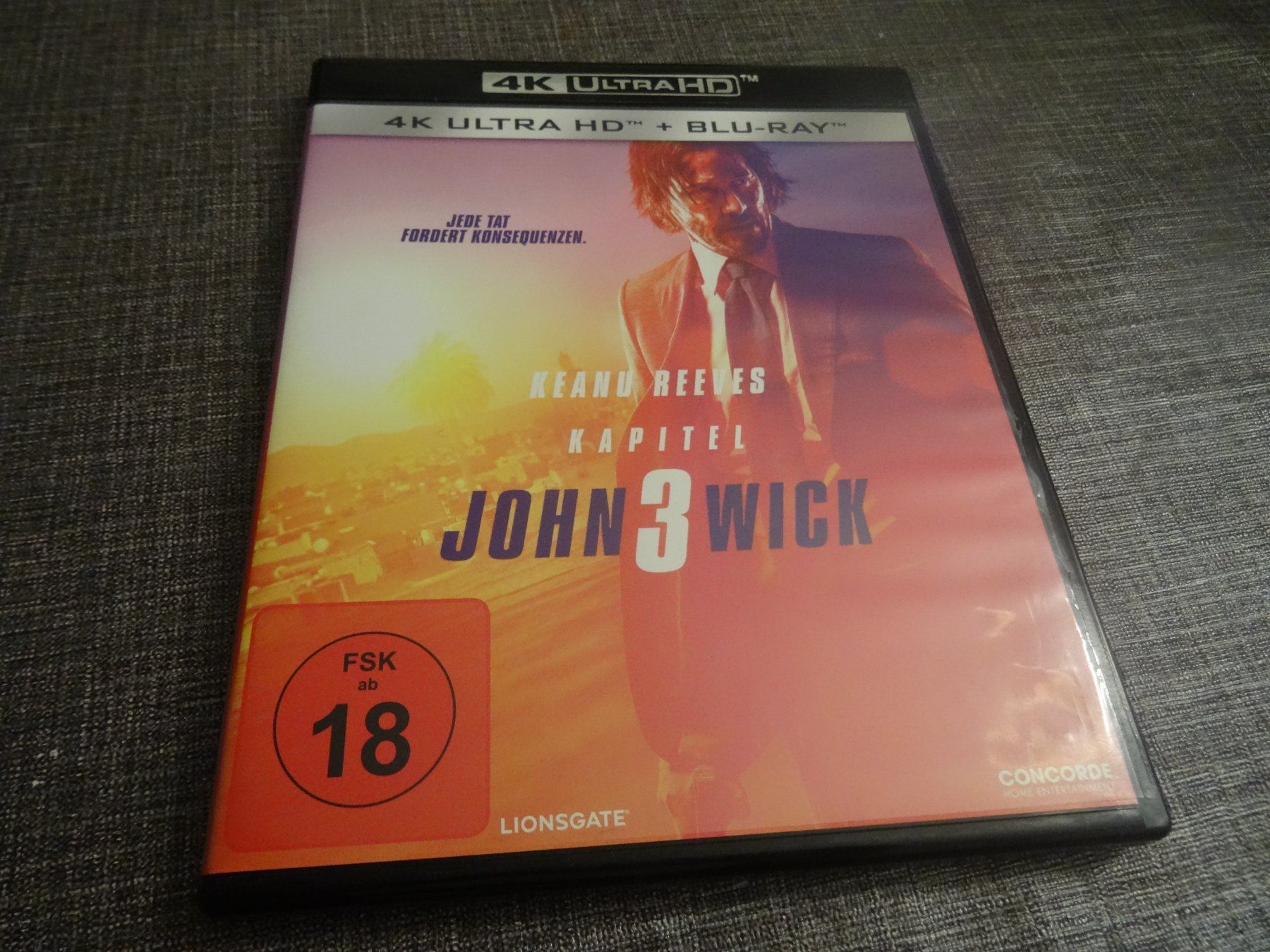 Alle DVDs: John Wick: Kapitel 3 4K ULTRA HD UHD Blu-ray – Gebraucht aus Olten von Disc-Verkauf