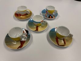 5 Sexy Rosenthal Porzellan Teller + Tassen Amici Collection