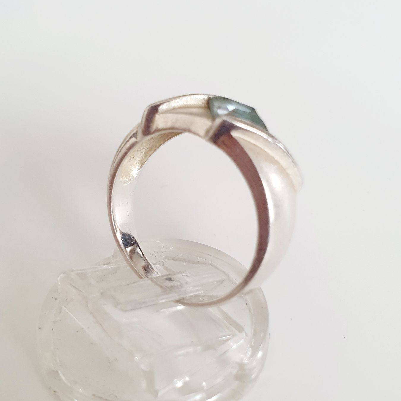 Anelli: Silber Ring 925er mit blauem Stein Grösse 19.4 mm  – Usato da Kreuzlingen venduto da Wunderkiste123 5