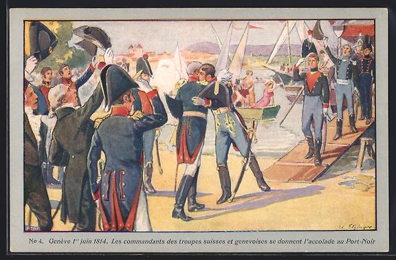 Cartoline postali: Geneve, Centenaire de La Réunion de Gen – Usato da Berlin venduto da bartko-reher