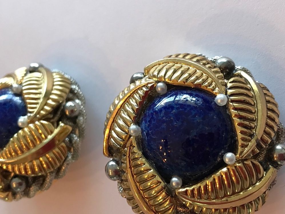 PAIRE D'ANCIENNES SUSPENSIONS MARBREES VINTAGE