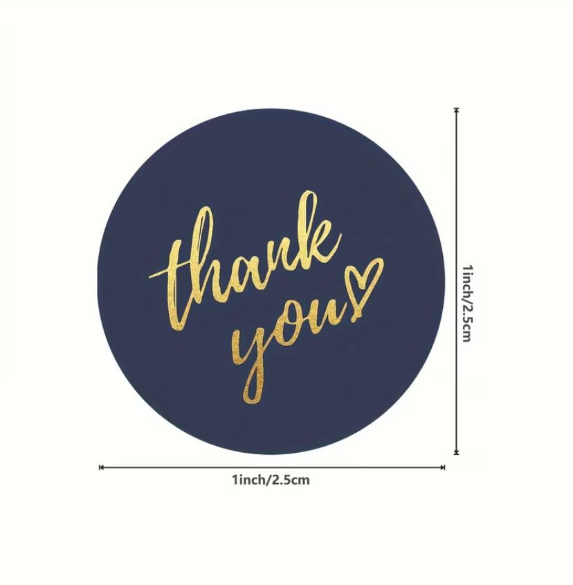 Aufkleber: 500x stickers thank you – Neu (gemäss Beschreibung) aus arbon von tween_88 1