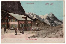 Grosse Scheidegg mit Stempel Joh. Schlegel, gelaufen 1903