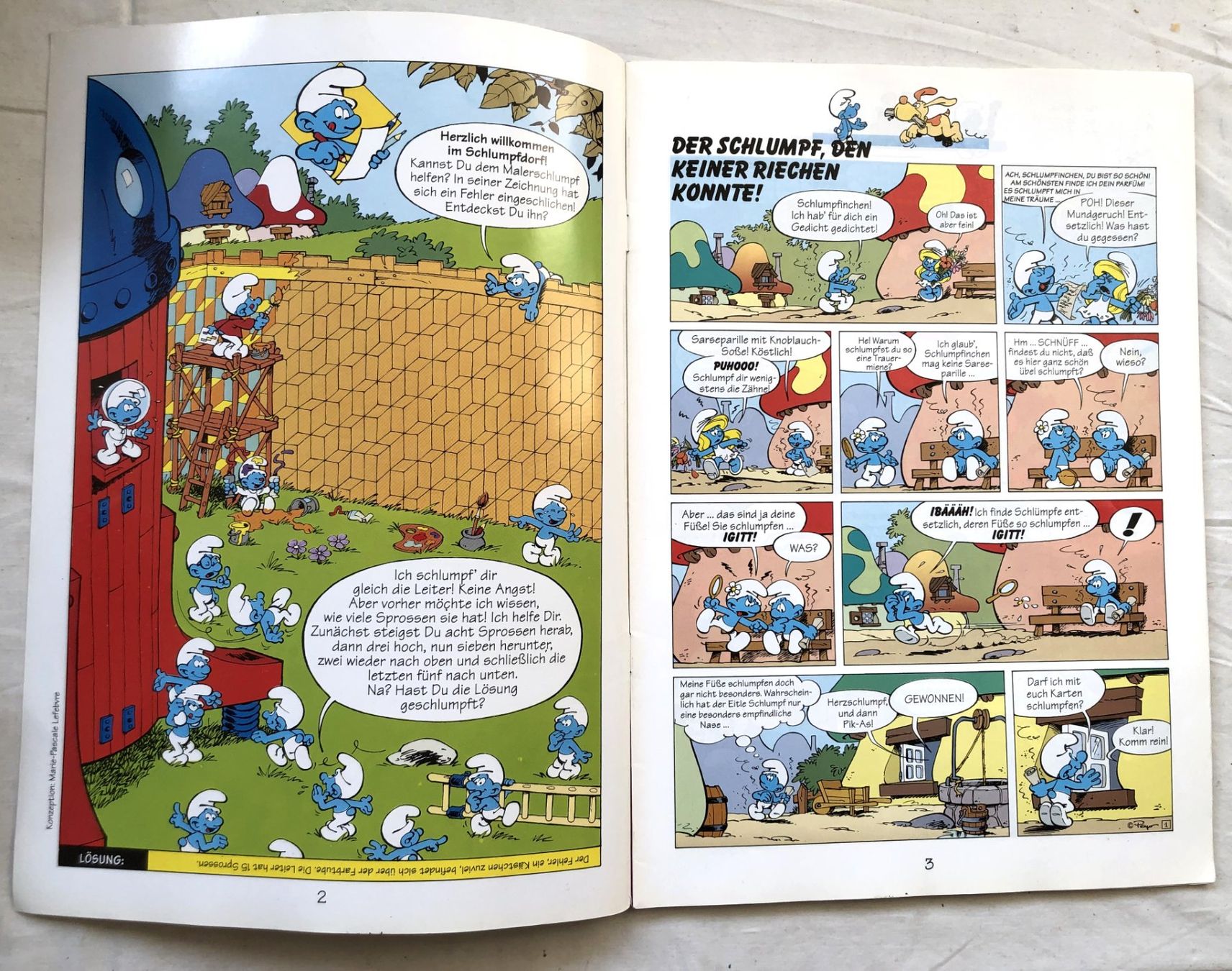 Fumetti: Die Schlümpfe - Heft Nr.60 - Bastei Comic – Usato da Schaffhausen venduto da durruti 1