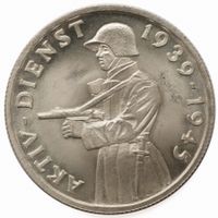 Militär Aktiv-Dienst 1939-1945 General-Mobilmachung Silber