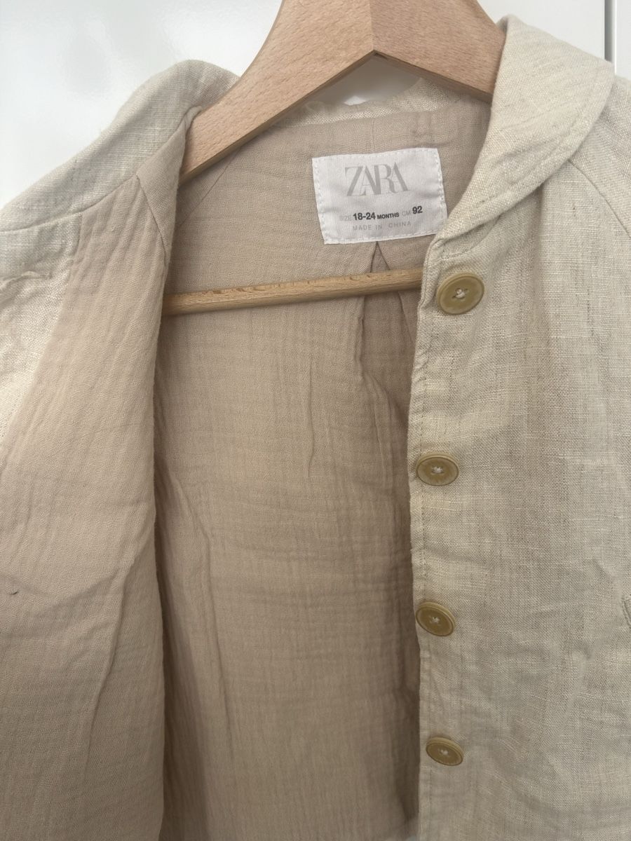 Zara Vestes: Leinen Musselin Jacke Gr.92 – Neuf (Voir description) à Fidaz par son_jm5j 3