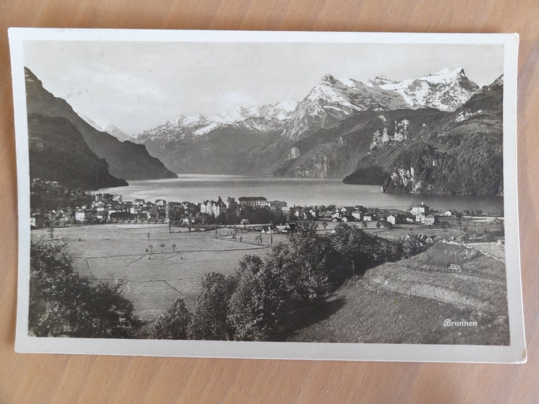 Cartoline postali: Brunnen _ Schwitz – Usato da St Léonard venduto da Riglin