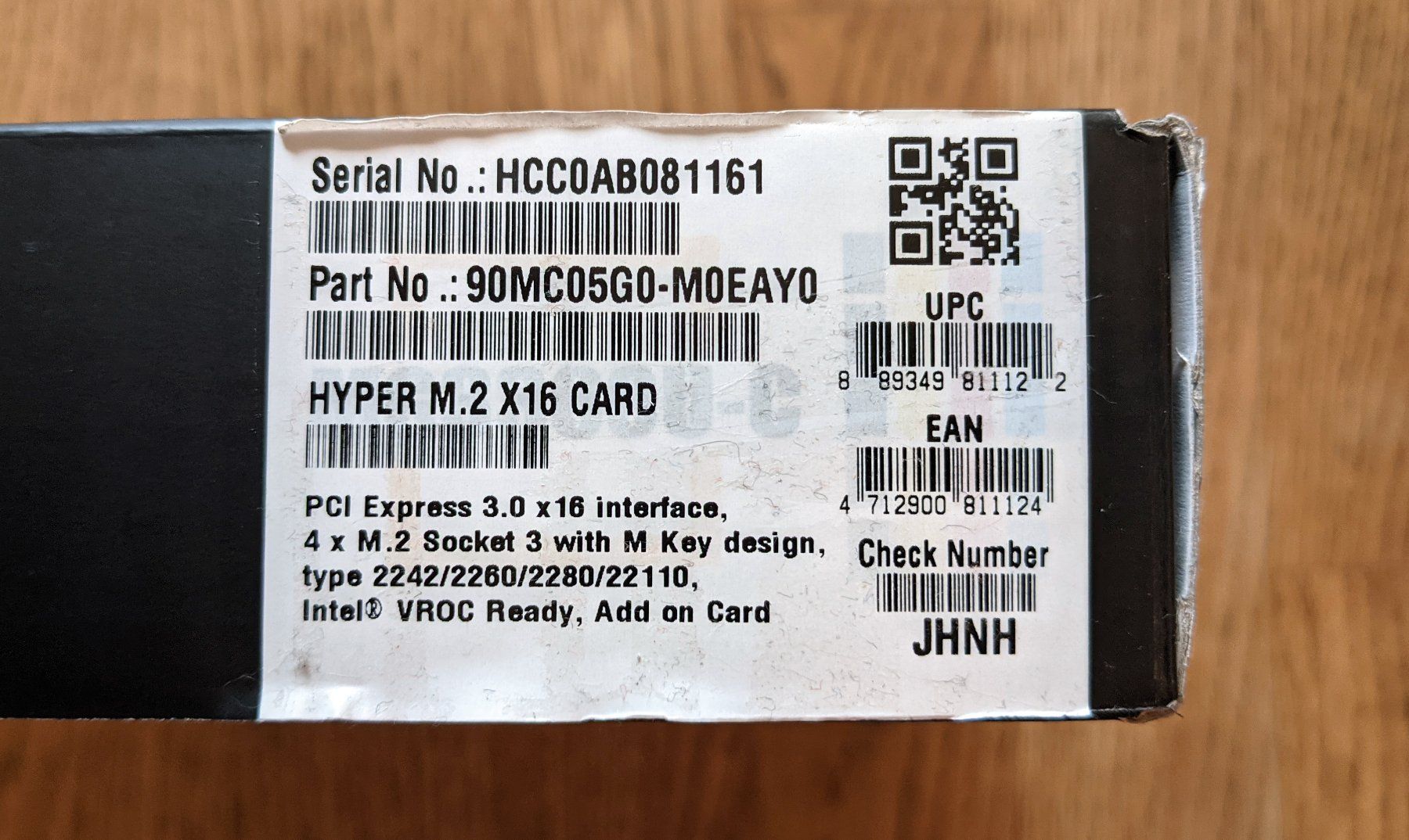 Schede madri: ASUS Hyper M.2 x16 Card – Usato da Münchenbuchsee venduto da Chaoo 4