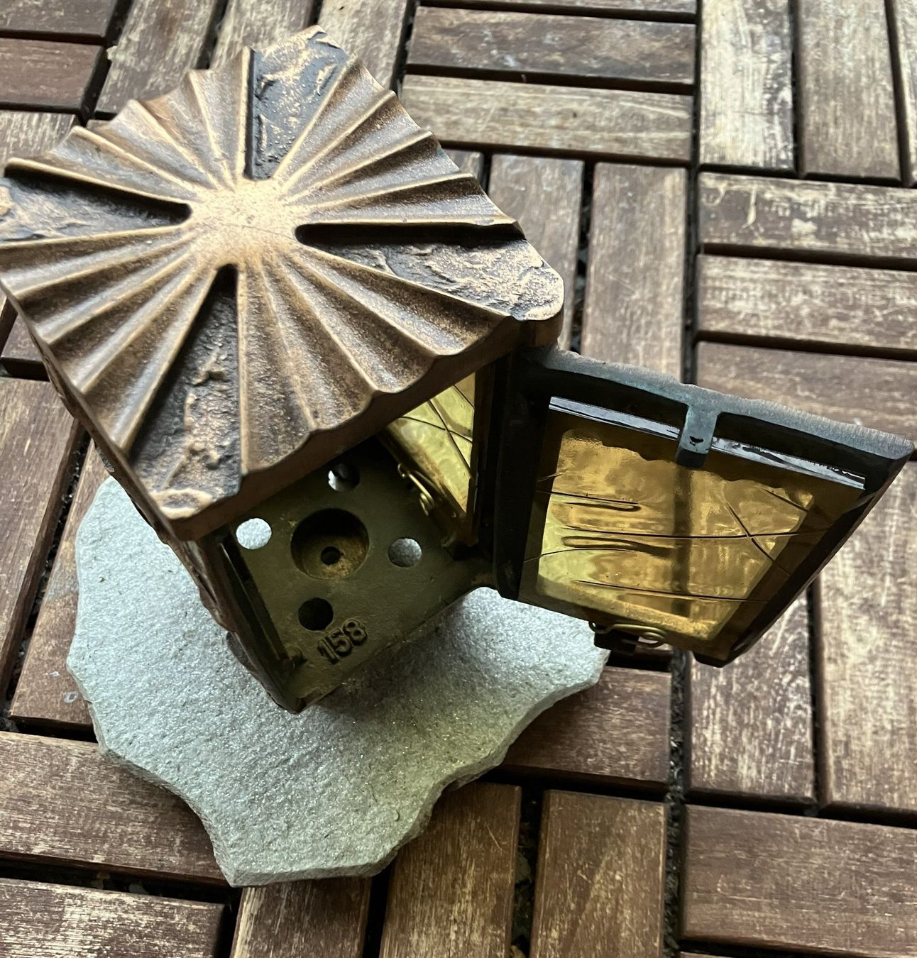 Candele: Massive, kleine Grabkerze, Top Zustand – Usato da Luzern venduto da FeU 2