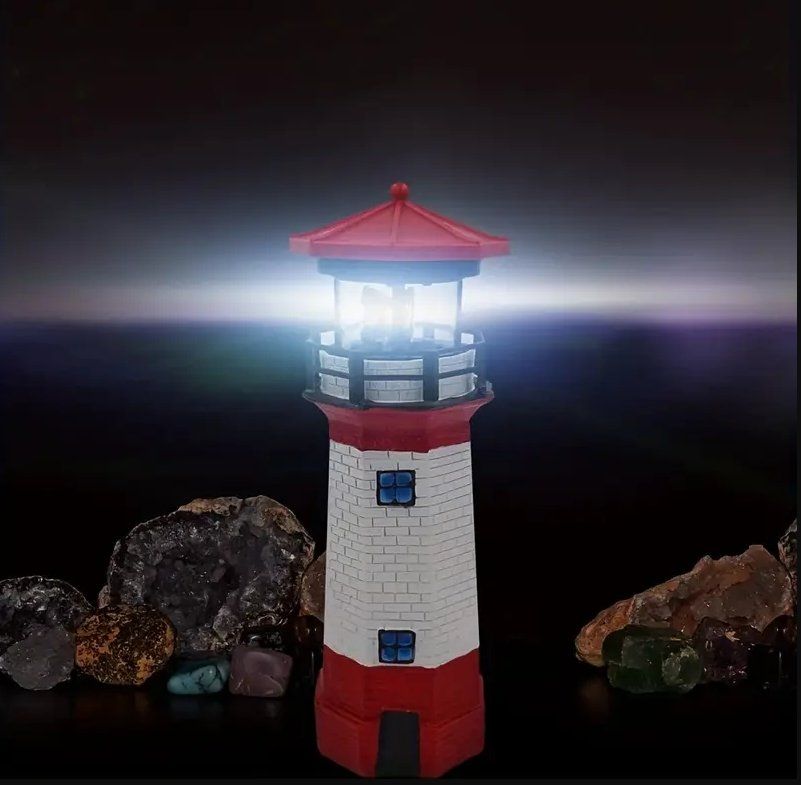 Tutte le decorazioni: Solar Leuchtturm mit rotierendem Reflektor – Nuovo e nell'imballaggio originale da Diepoldsau venduto da preisparadies-ch 2