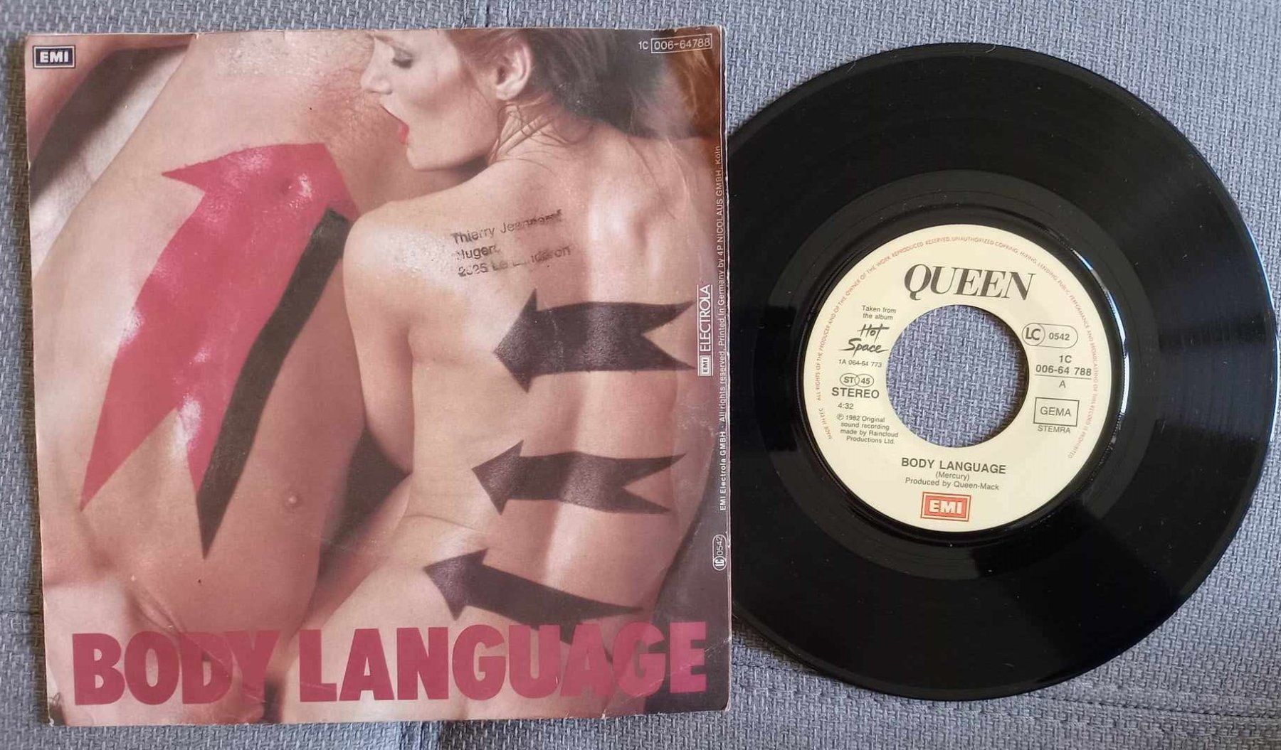 Vinyles: Queen – Body Language / disque 7" vinyl 1982 – D'occasion à Le Locle par borgespatricia 1